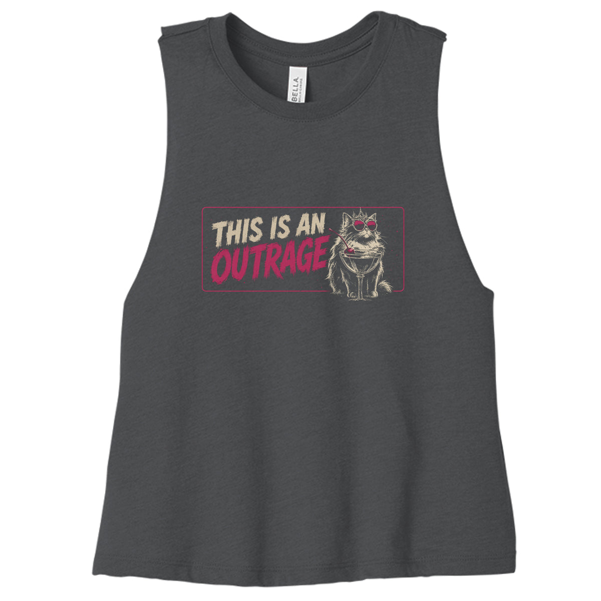 DARK GRY HEATHER - 6682 - FRONT