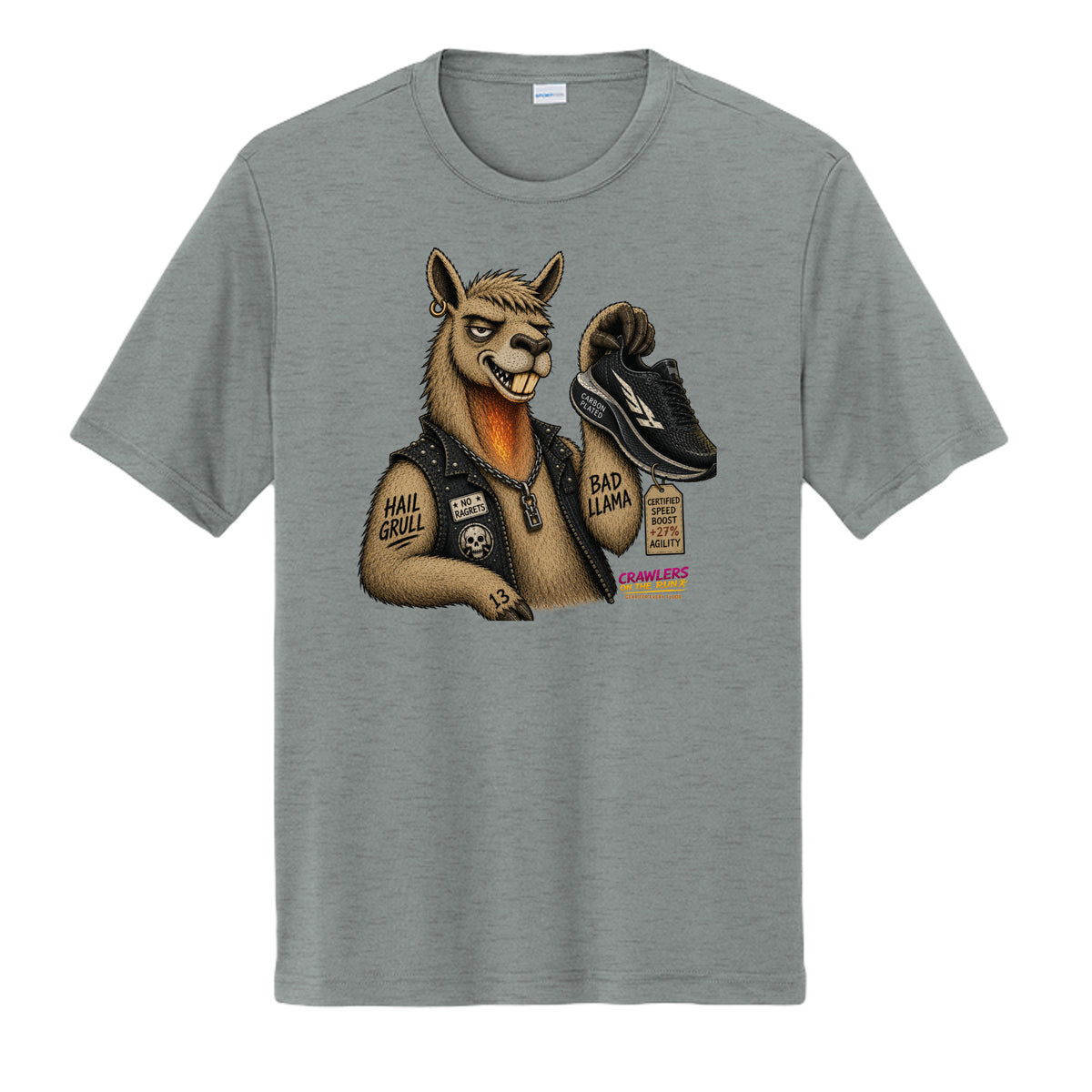 Grey Concrete Heather - ST350 - FRONT